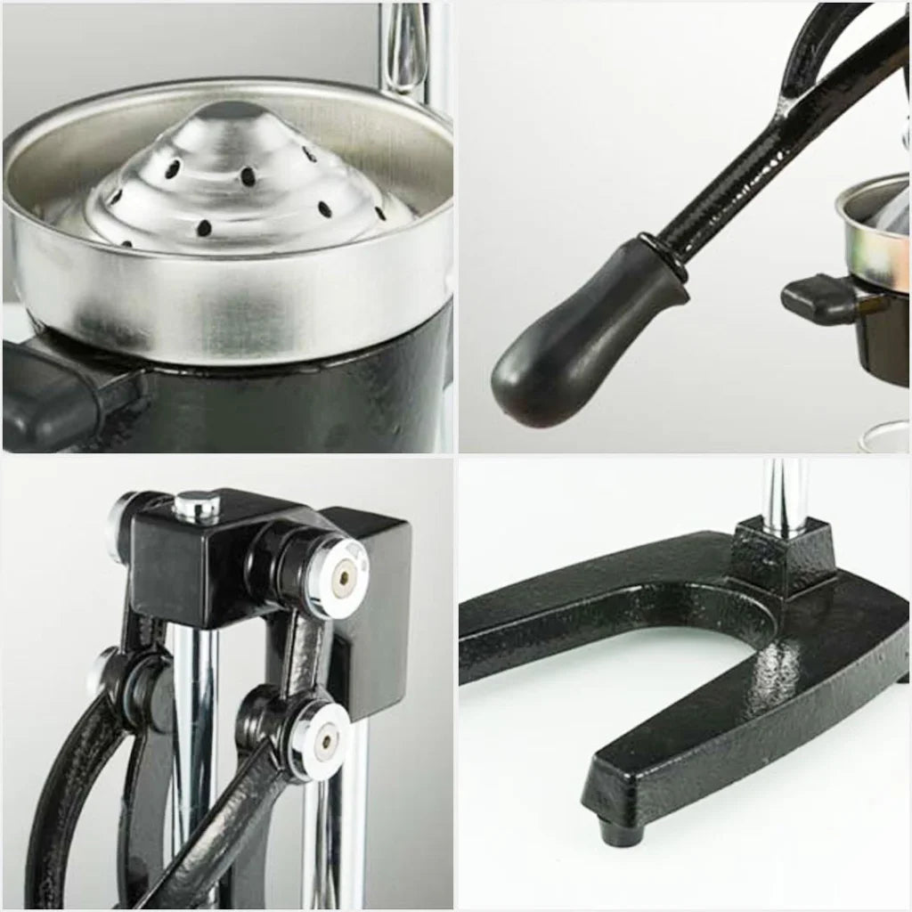 Commercial Manual Juicer Hand Press Juice Extractor Squeezer - Orange Citrus Black - Premium