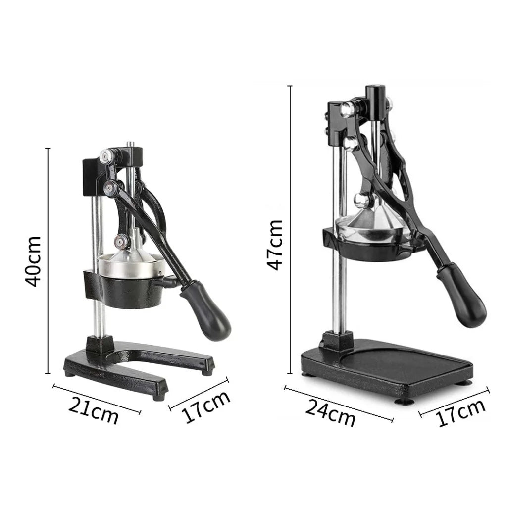 Commercial Manual Juicer Premium 2X Stainless Steel Hand Press Orange Citrus Extractor