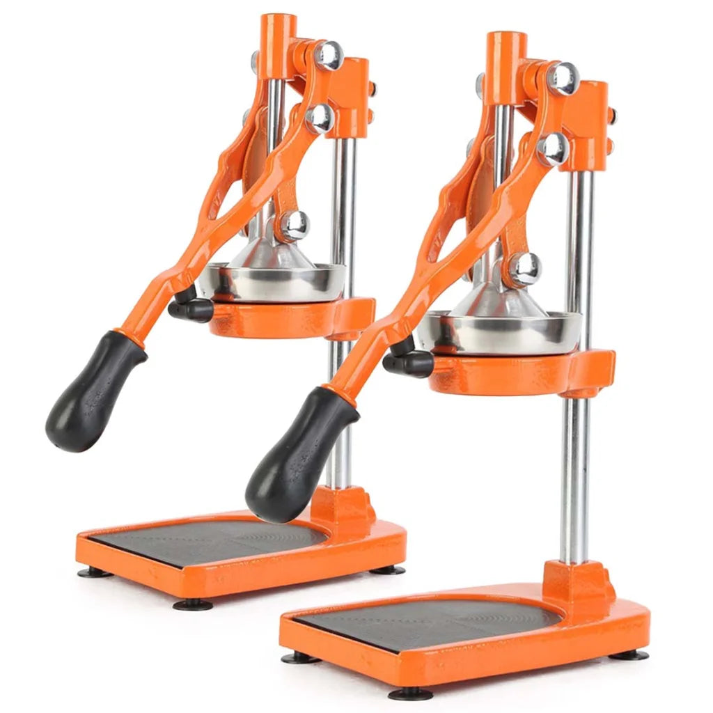 Commercial Manual Juicer Premium 2X Stainless Steel Hand Press Orange Citrus Extractor