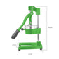 Commercial Manual Juicer Set Premium 2X Hand Press Juice Extractor Squeezer Orange Citrus - Green