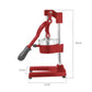 Commercial Manual Juicer Set Premium 2X Hand Press Juice Extractor Squeezer Orange Citrus - Red