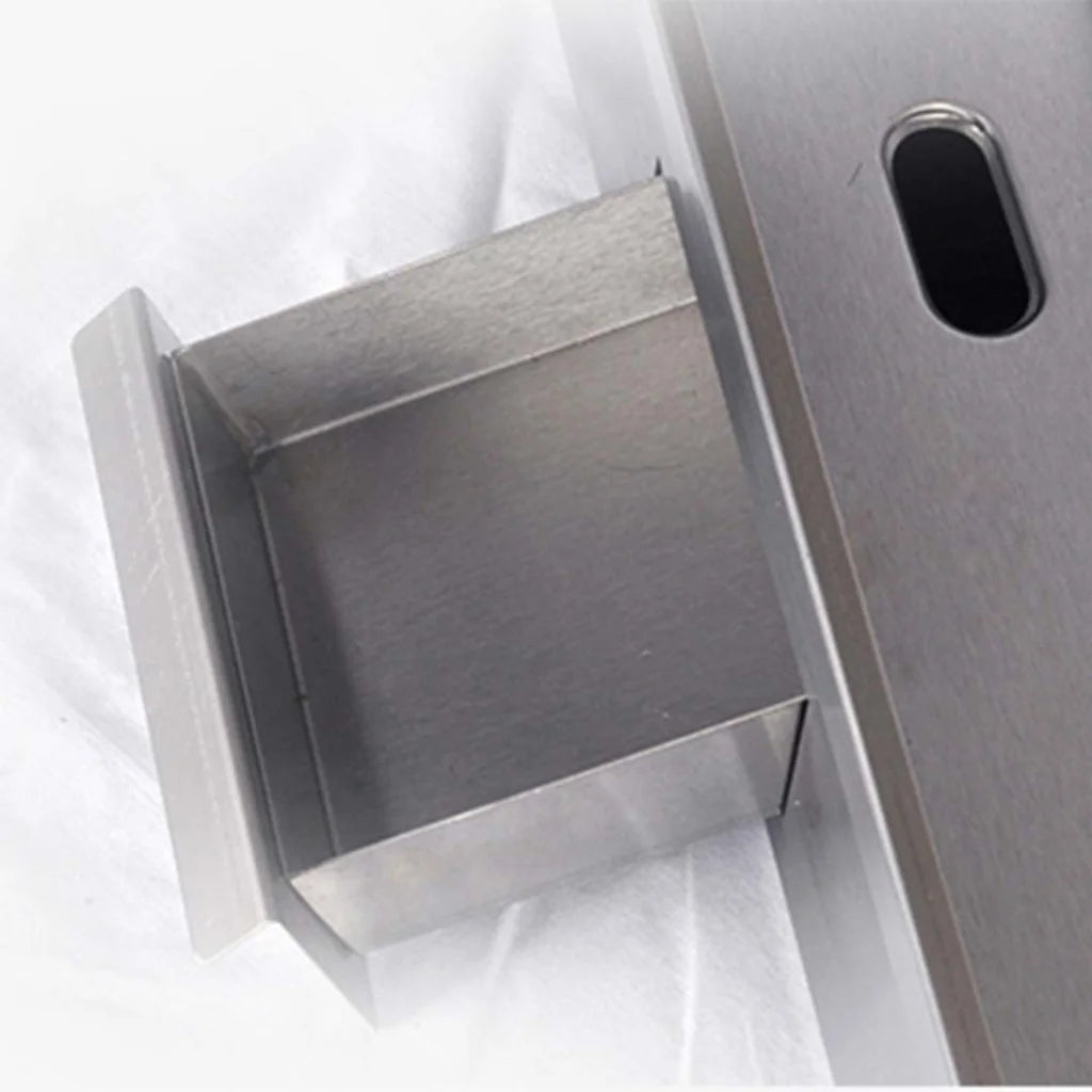 Commercial Ribbed Griddle Grill Premium 2200W Stainless Steel BBQ Hot Plate 56x48x23cm