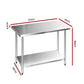 Commercial Stainless Steel Kitchen Bench 1219x610mm