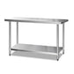 Commercial Stainless Steel Kitchen Bench 1524x610mm 304 work