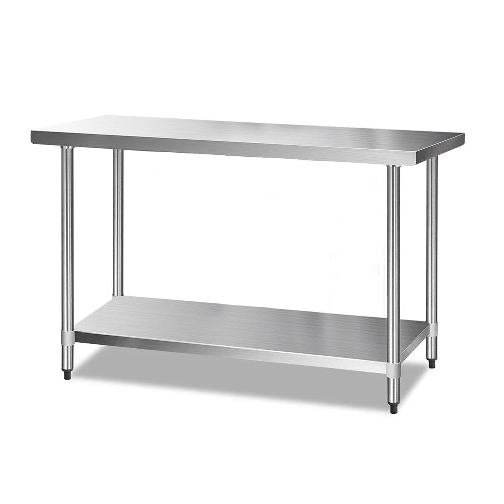 Commercial Stainless Steel Kitchen Bench 1524x610mm 304 work
