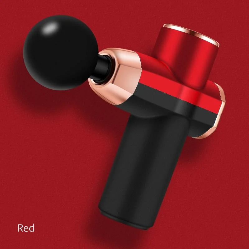Compact 12V Muscle Relax Massage Gun - Mini Size - Black