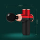 Compact 12V Muscle Relax Massage Gun - Mini Size - Black