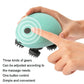 Compact Electric Head Massager Fits All Hair Types - Silver