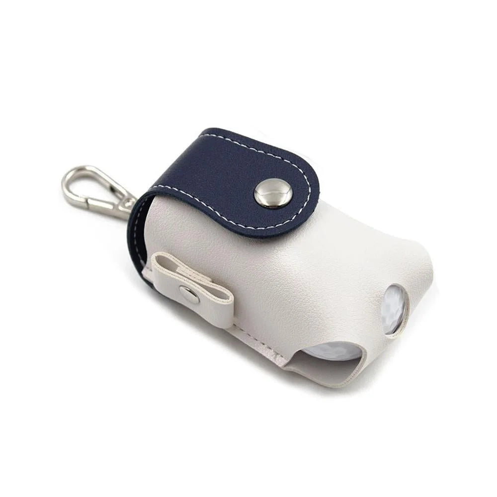 Compact Leather Golf Bag for Protection on the Go - Blue