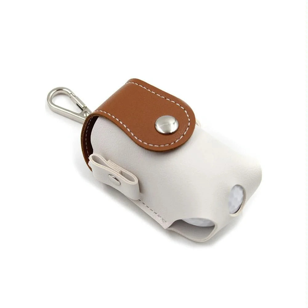 Compact Leather Golf Bag for Protection on the Go - Blue