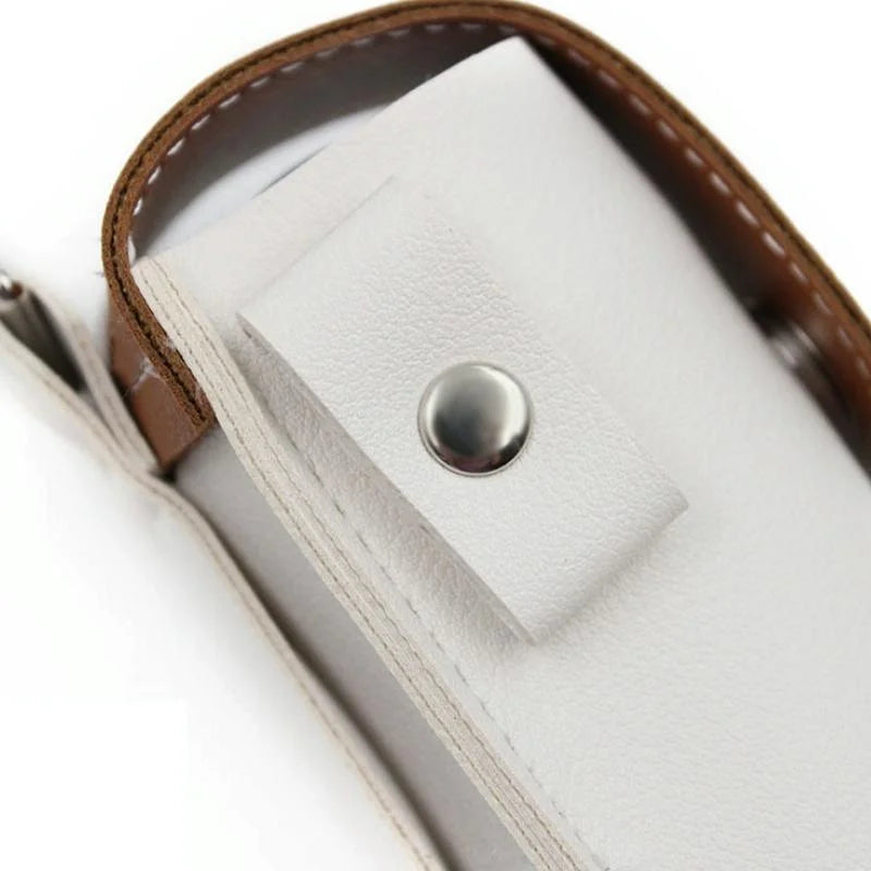 Compact Leather Golf Bag for Protection on the Go - Brown