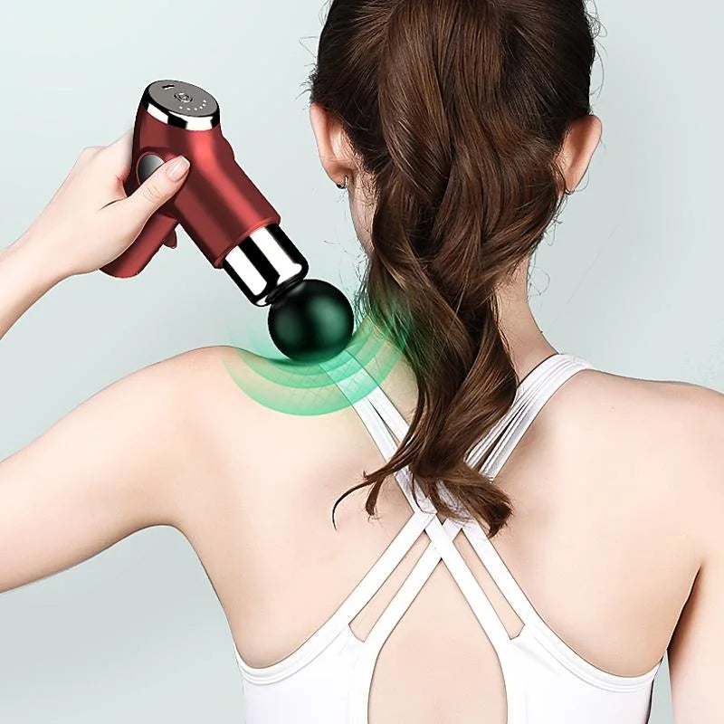 Compact Muscle Massage Gun For Relaxation - Black - Health