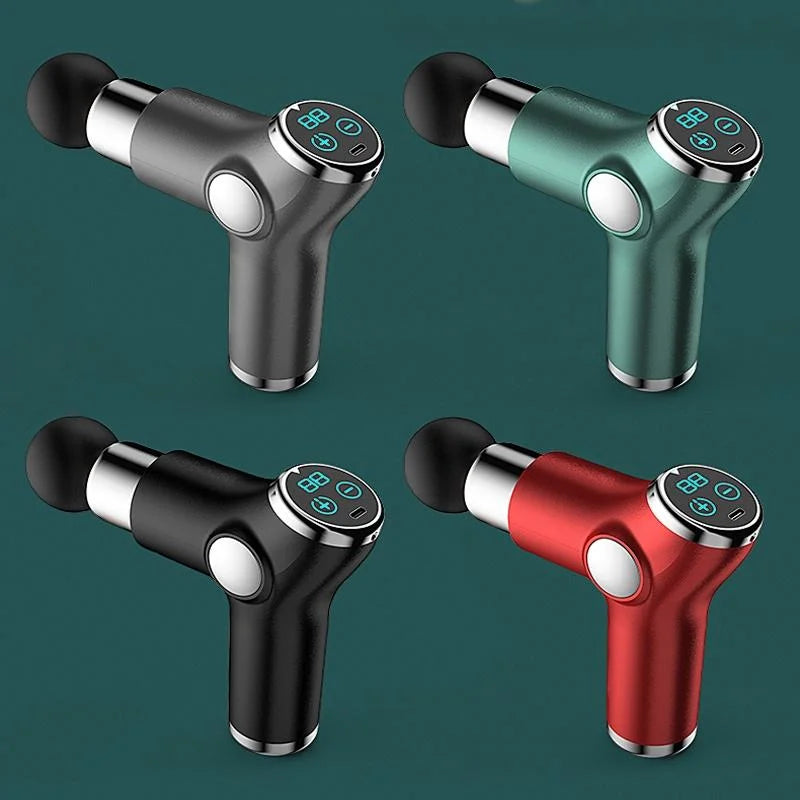 Compact Muscle Massage Gun For Relaxation - Red - Health &