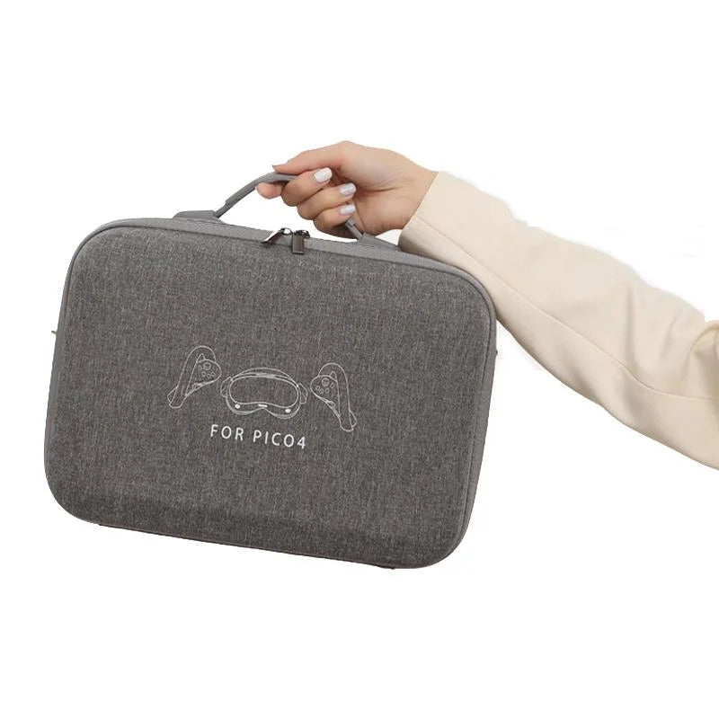 Compact Vr Storage Bag For Pico 4 - Hard Shell-1915197574793531394
