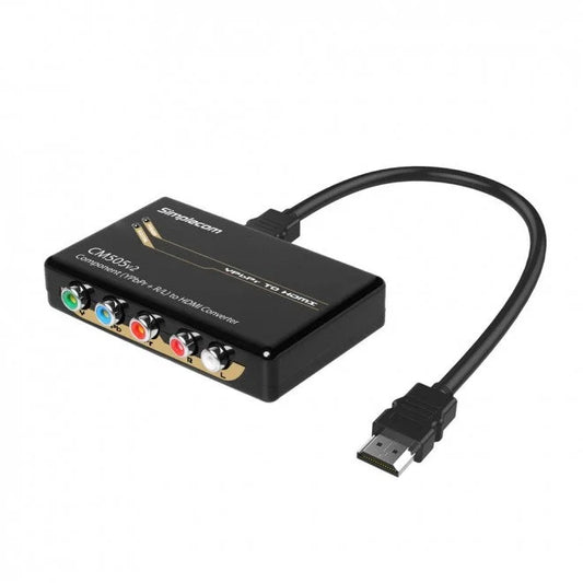 Component (YPbPr + Stereo R/L) to HDMI Converter Full HD