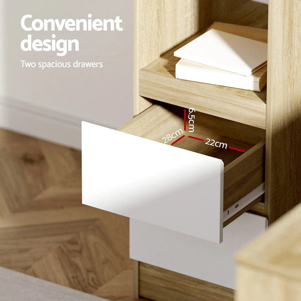 Desk with computer drawer cabinet l shape