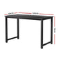 Computer Desk Home Office Study Table - Black 120CM
