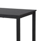 Computer Desk Home Office Study Table - Black 120CM