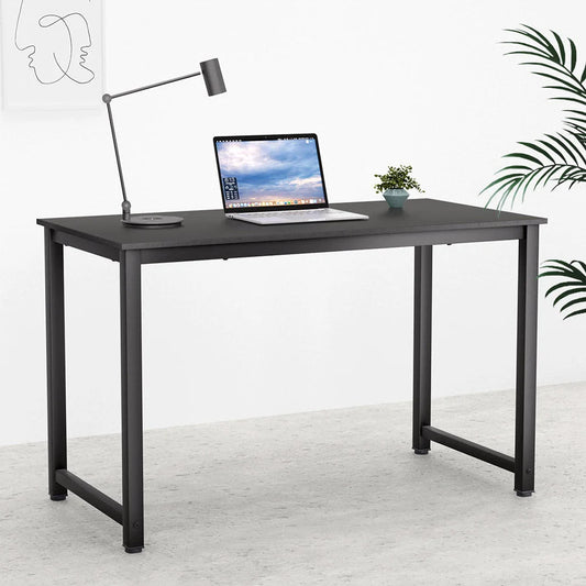 Computer Desk Home Office Study Table - Black 120CM