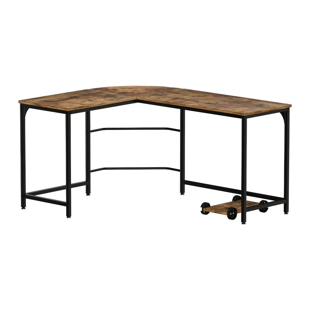 Computer Desk L-Shape CPU Stand