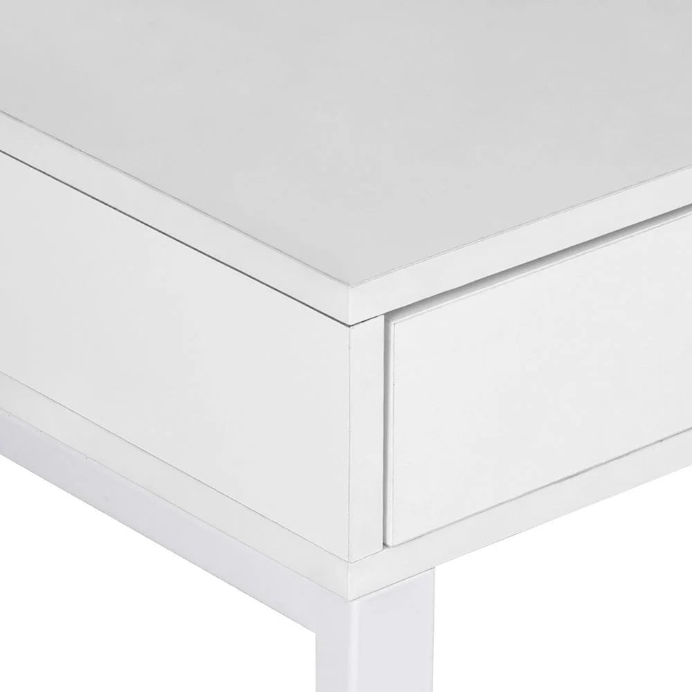 Computer Desk Office Study Table with Drawer and Bookshelf