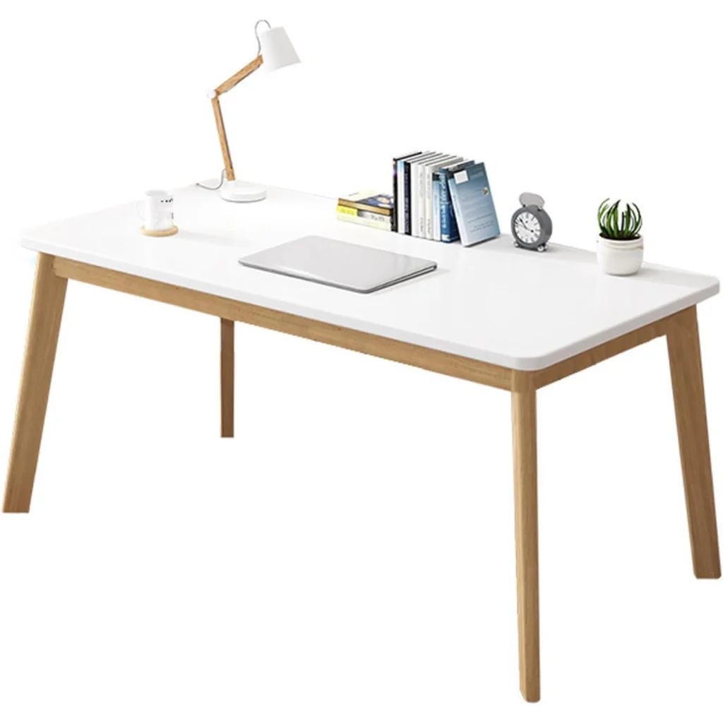 Computer Desk Study Desk 120 CM White - Furniture > Office