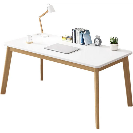 Computer Desk Study Desk 120 CM White - Furniture > Office