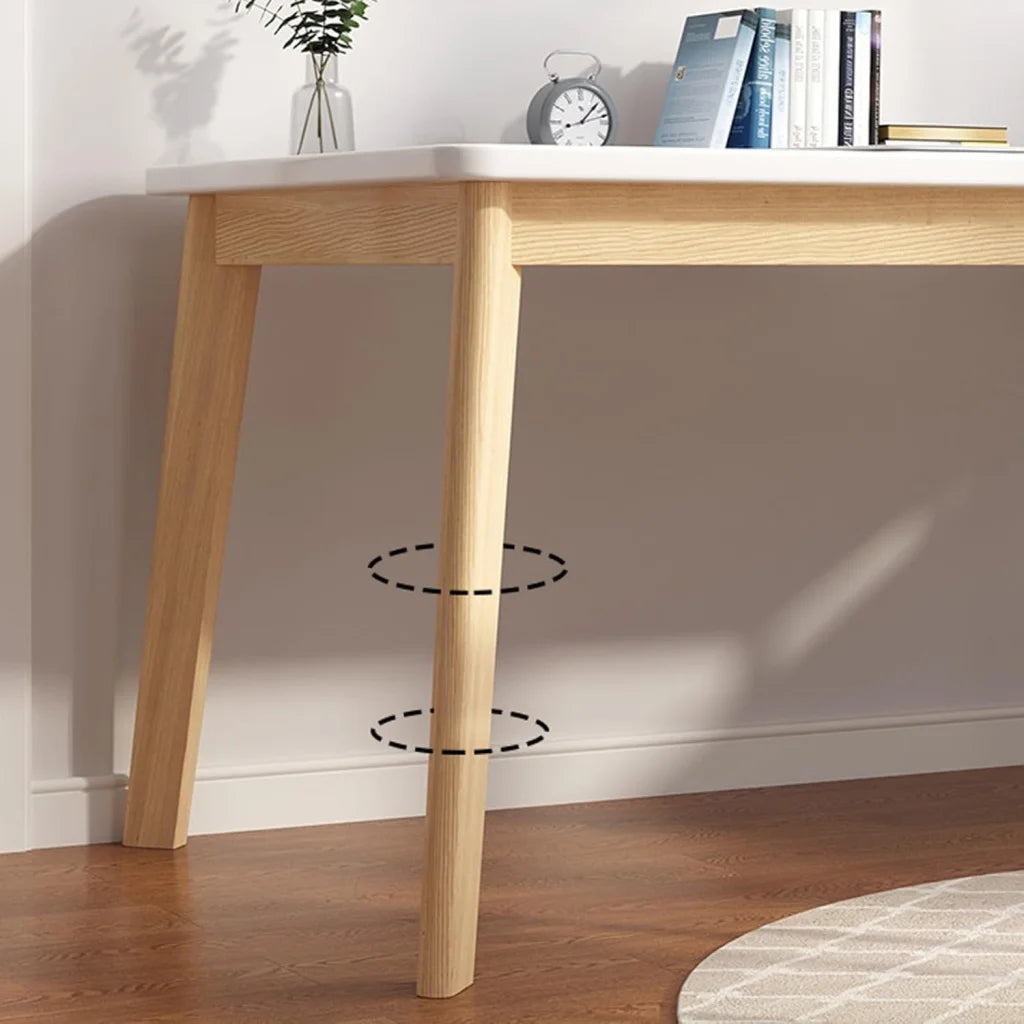 Computer Desk Study Desk 120 CM White - Furniture > Office