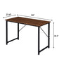 Computer Desk Sturdy Home Office Gaming Desk for Laptop - Modern Simple Style Writing shown with visible product details