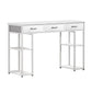 Computer Desk with Drawer & Shelves - Study Table 120CM