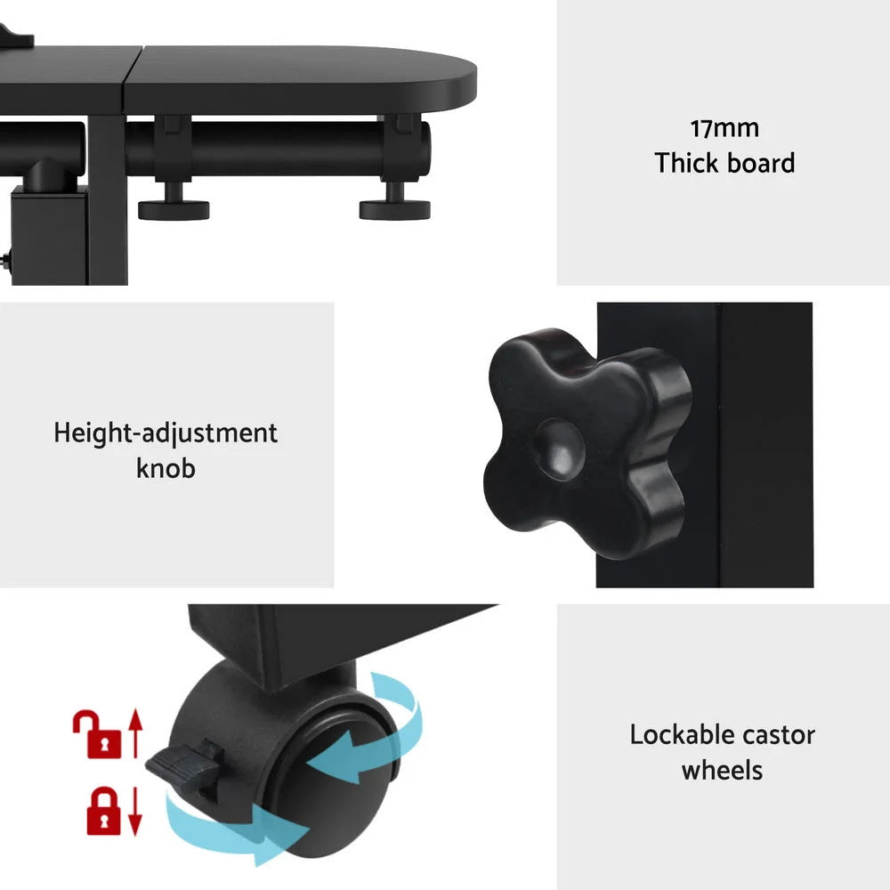 Computer Stand Adjustable Black - Living Room