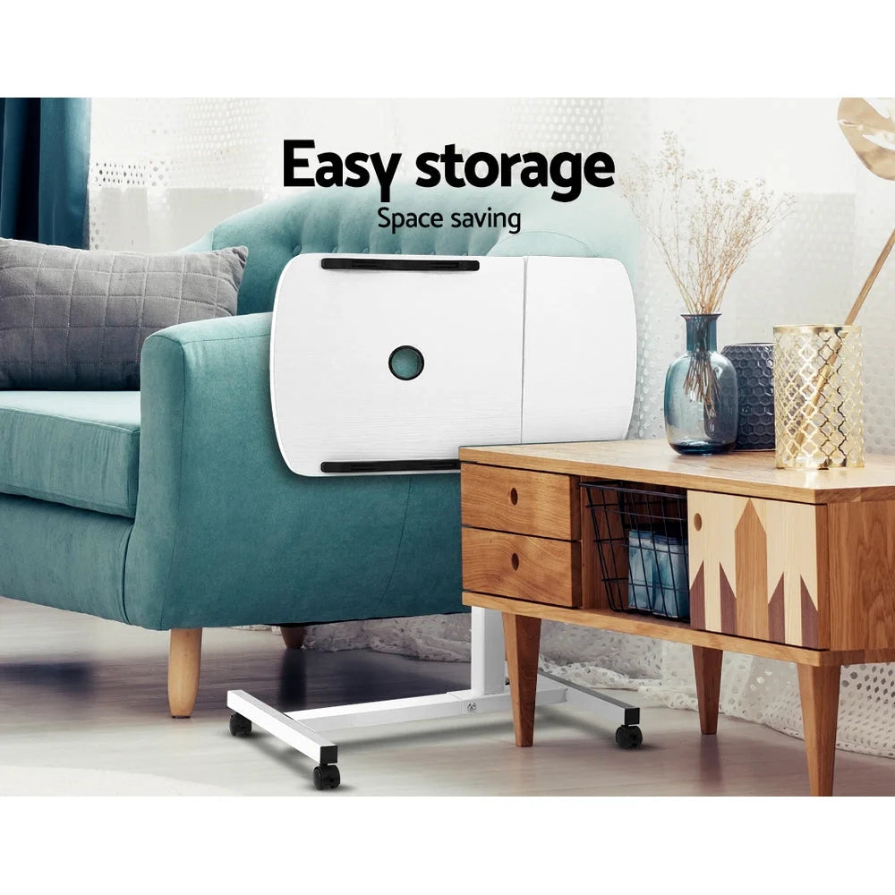 Computer Stand Adjustable with Cooler Fan White - Living