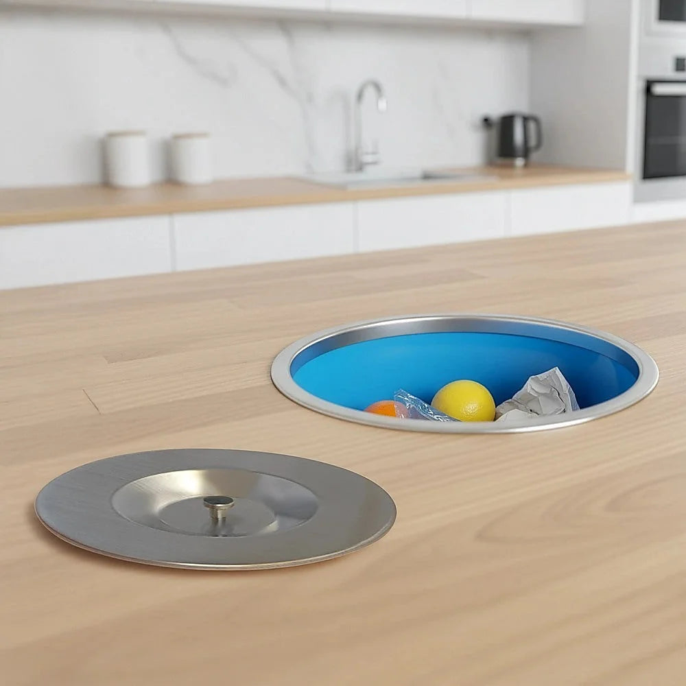 Concealed Benchtop Bin - 8L - Fitness Accessories