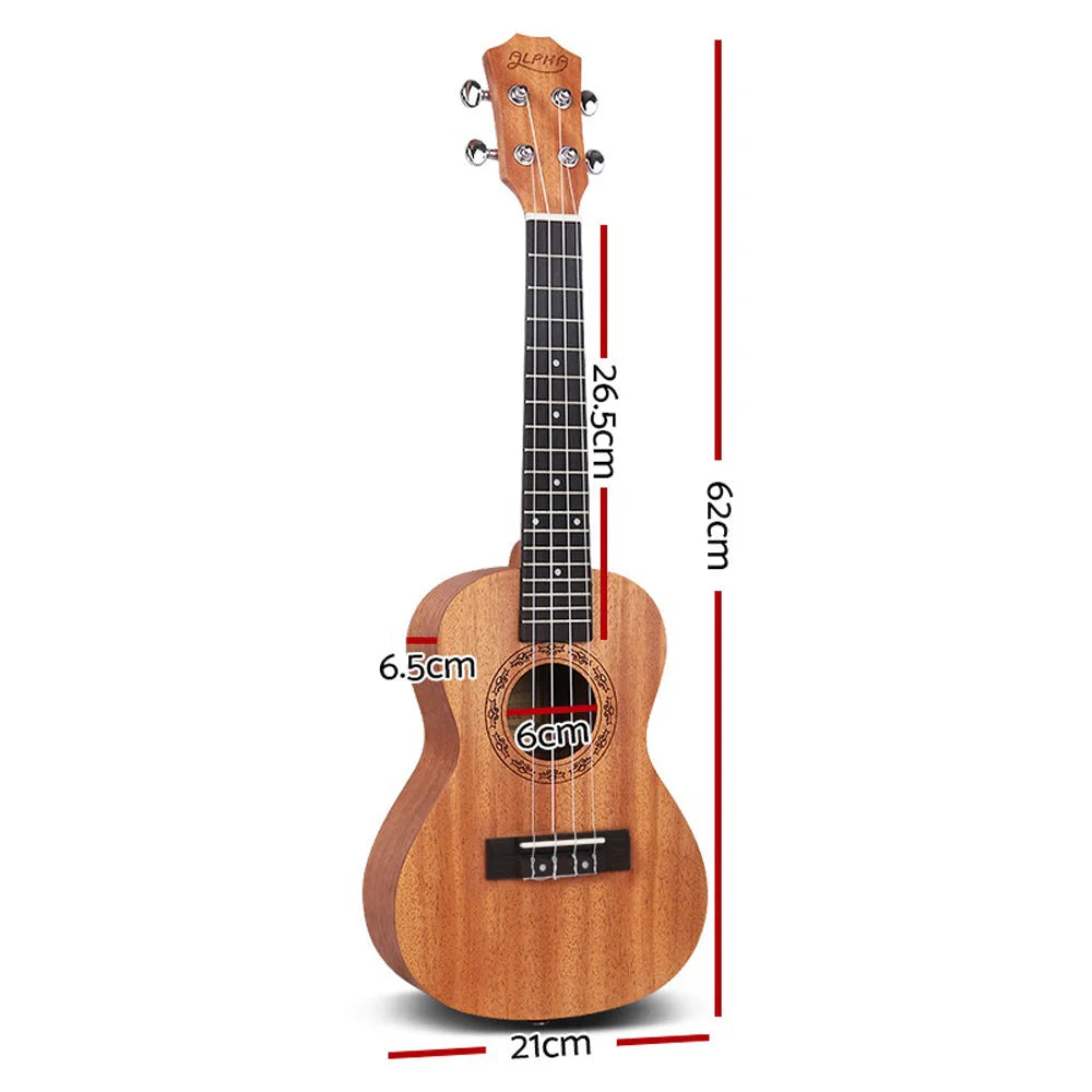 Concert Ukulele ALPHA 23 Inch Mahogany Ukeleles Uke Hawaii