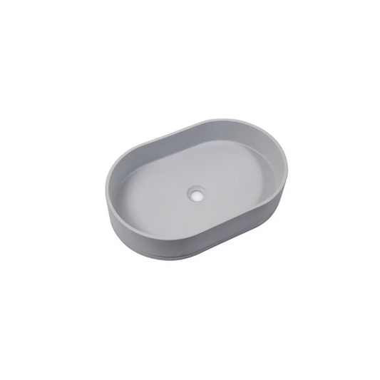 Concrete Cement Wash Basin Ultra Modern Counter Top Oval