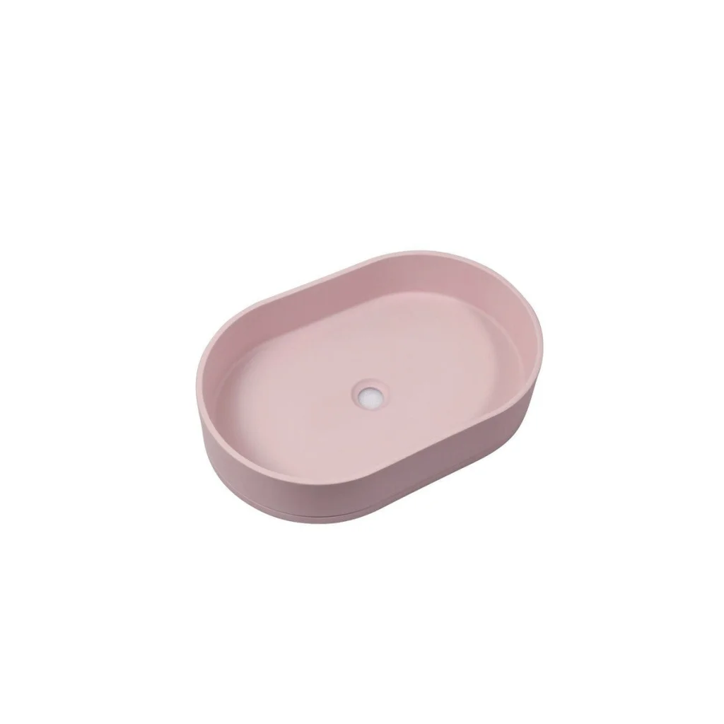 Concrete Cement Wash Basin Ultra Modern Counter Top Oval