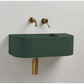 Concrete Cement Wash Basin Wall Hung Counter Top Matte Lake