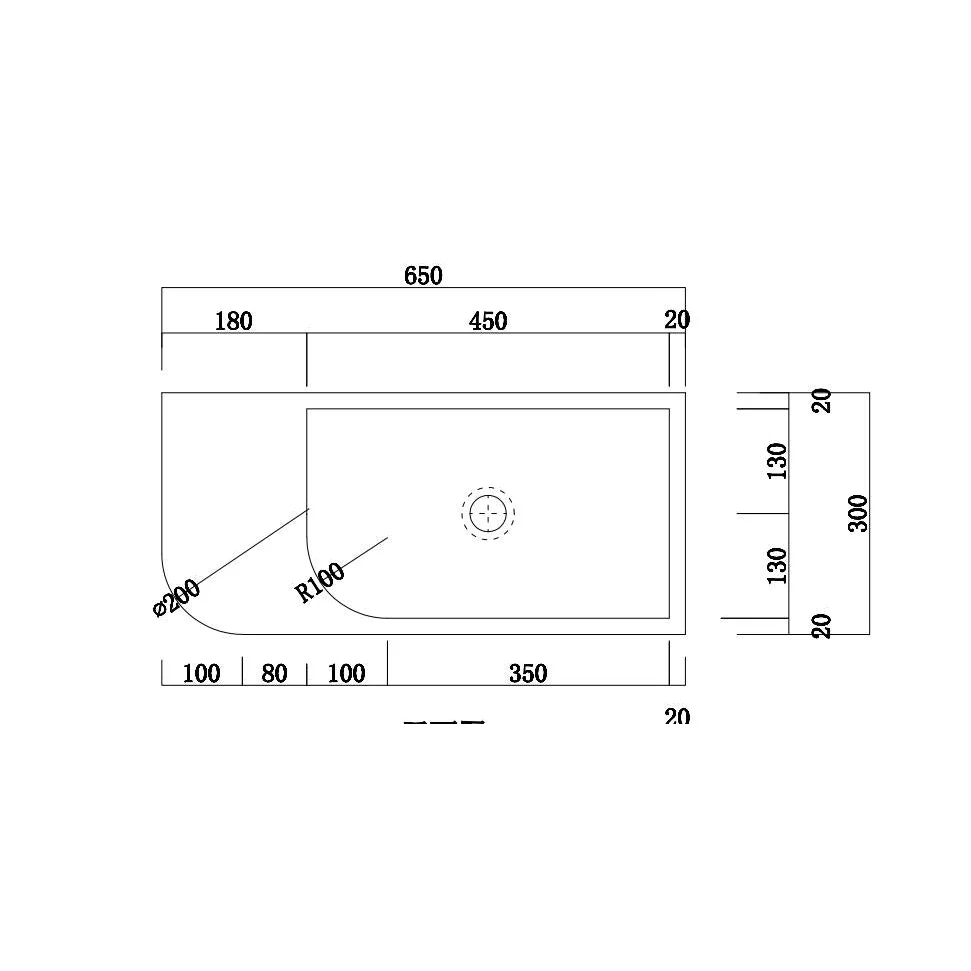 Concrete Cement Wash Basin Wall Hung Counter Top Matte