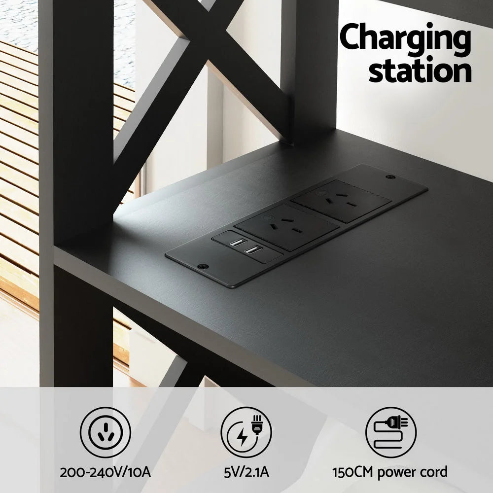 Console Table 3-Tier with USB Outlets - Furniture