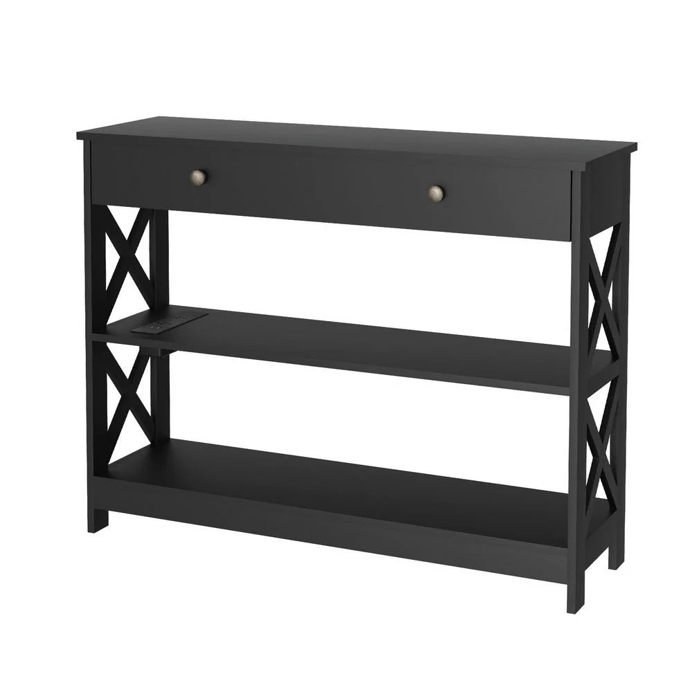 Console Table 3-Tier with USB Outlets - Furniture