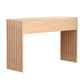 Table with console hallway fluted pine frame