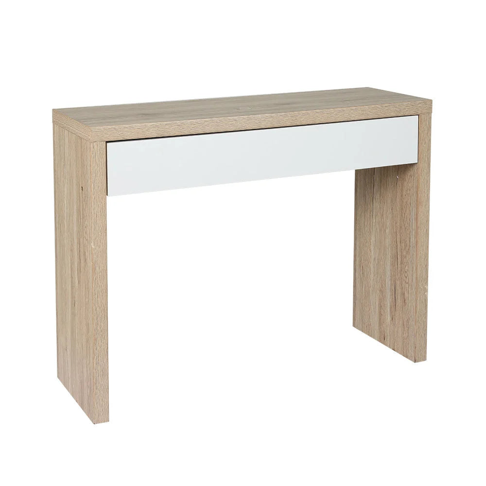 Console Table Jory with Storage Drawer - White Pine