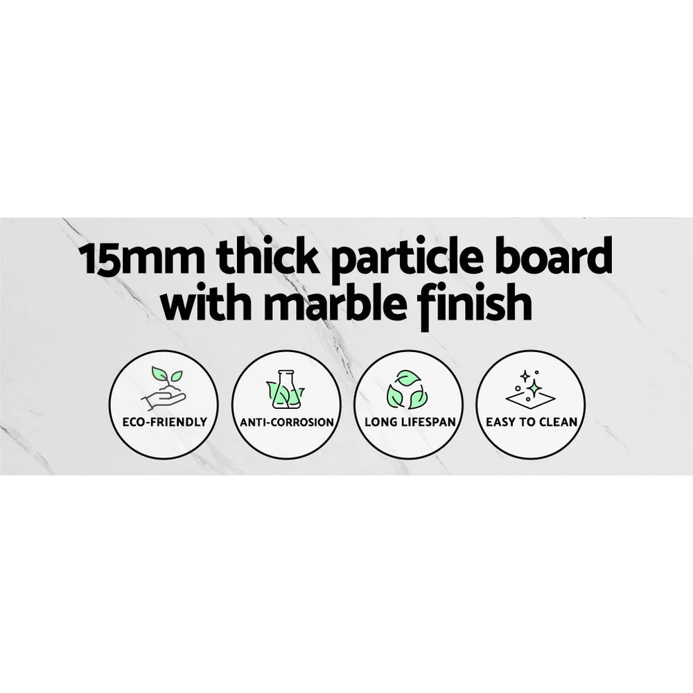 Console Table Marble Effect - Frenisha