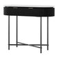 100cm console table with long side table and drawer front