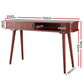 120cm console table with narrow table top and storage drawer