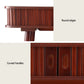 120cm console table with entry table legs and handle drawer
