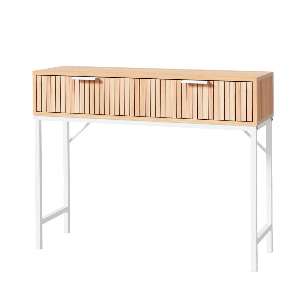 Console Table with 2 Drawers - 92CM - Furniture