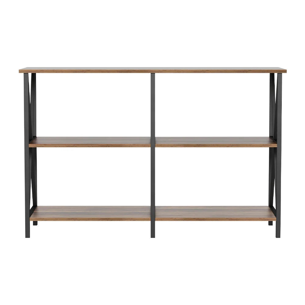 Console Table Xiah 120CM 3 Tier walnut 191