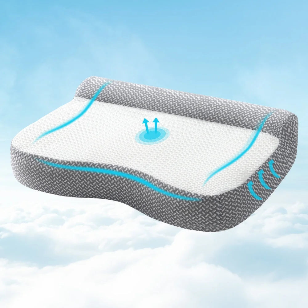 Contour Pillow Memory Foam Ergonomic Support