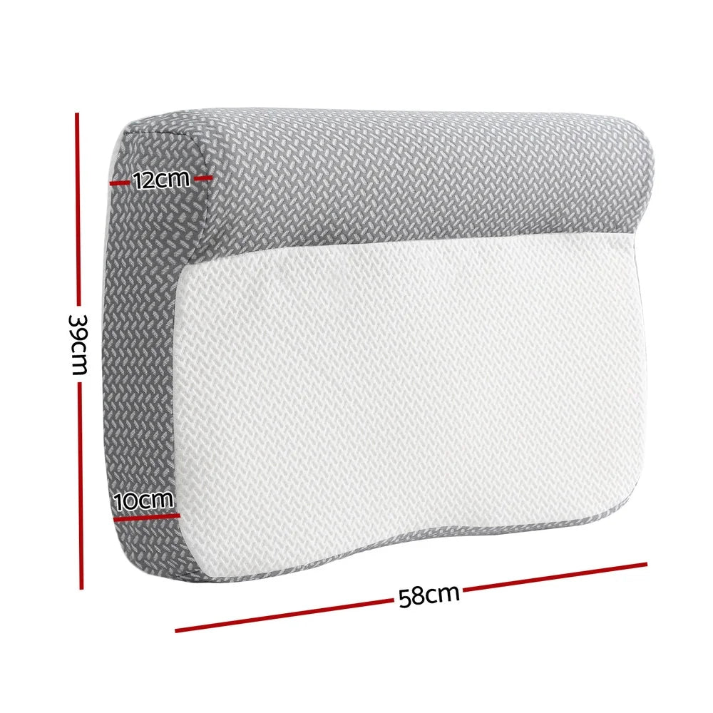 Contour Pillow Memory Foam Ergonomic Support - Home & Garden